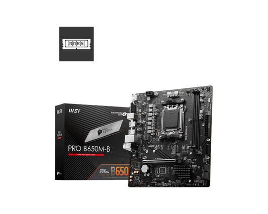 MSI Pro B650M-B AMD Ryzen Motherboard