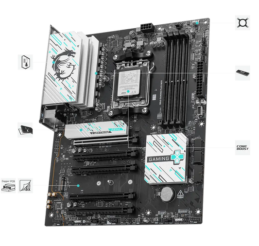 MSI B840 GAMING PLUS WIFI AMD Motherboard