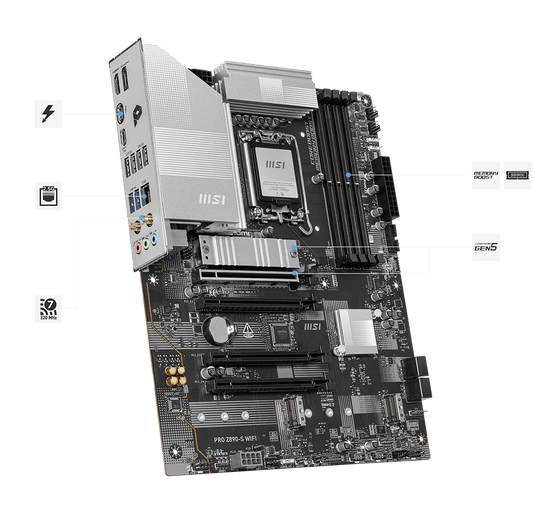 MSI PRO Z890-S Wi-Fi Intel Motherboard / ATX Motherboard