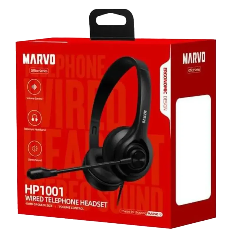 Marvo HP1001 Office Headset