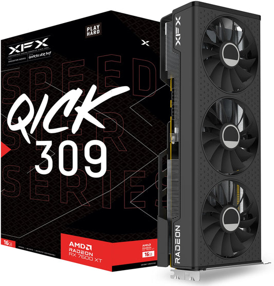 XFX Speedster QICK309 Radeon RX 7600 XT Black