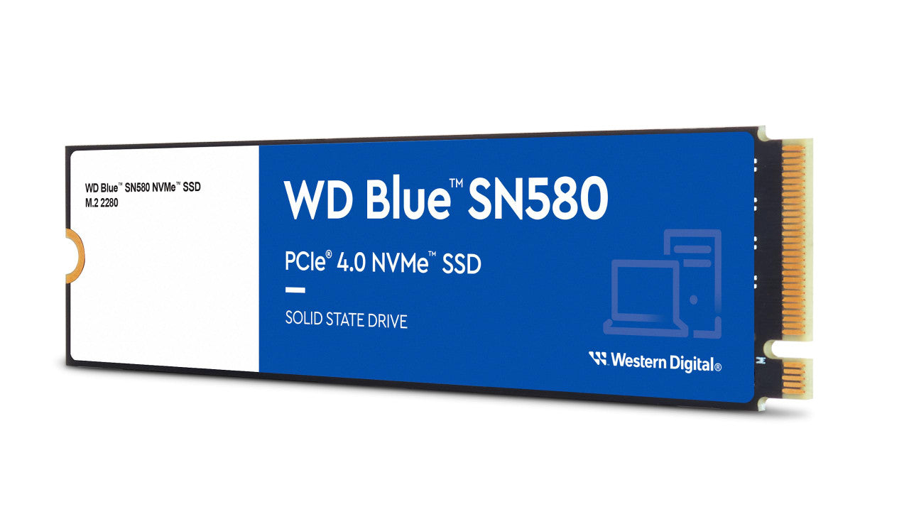 Western Digital 1TB WD Blue SN580 NVMe Internal Solid State Drive SSD - Gen4